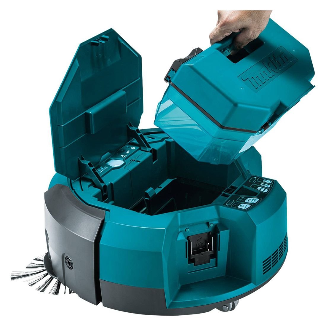 Makita DRC200Z 18v LXT bürstenlos Robotic Staubsauger ohne Akku und Ladegerät – Bild 4