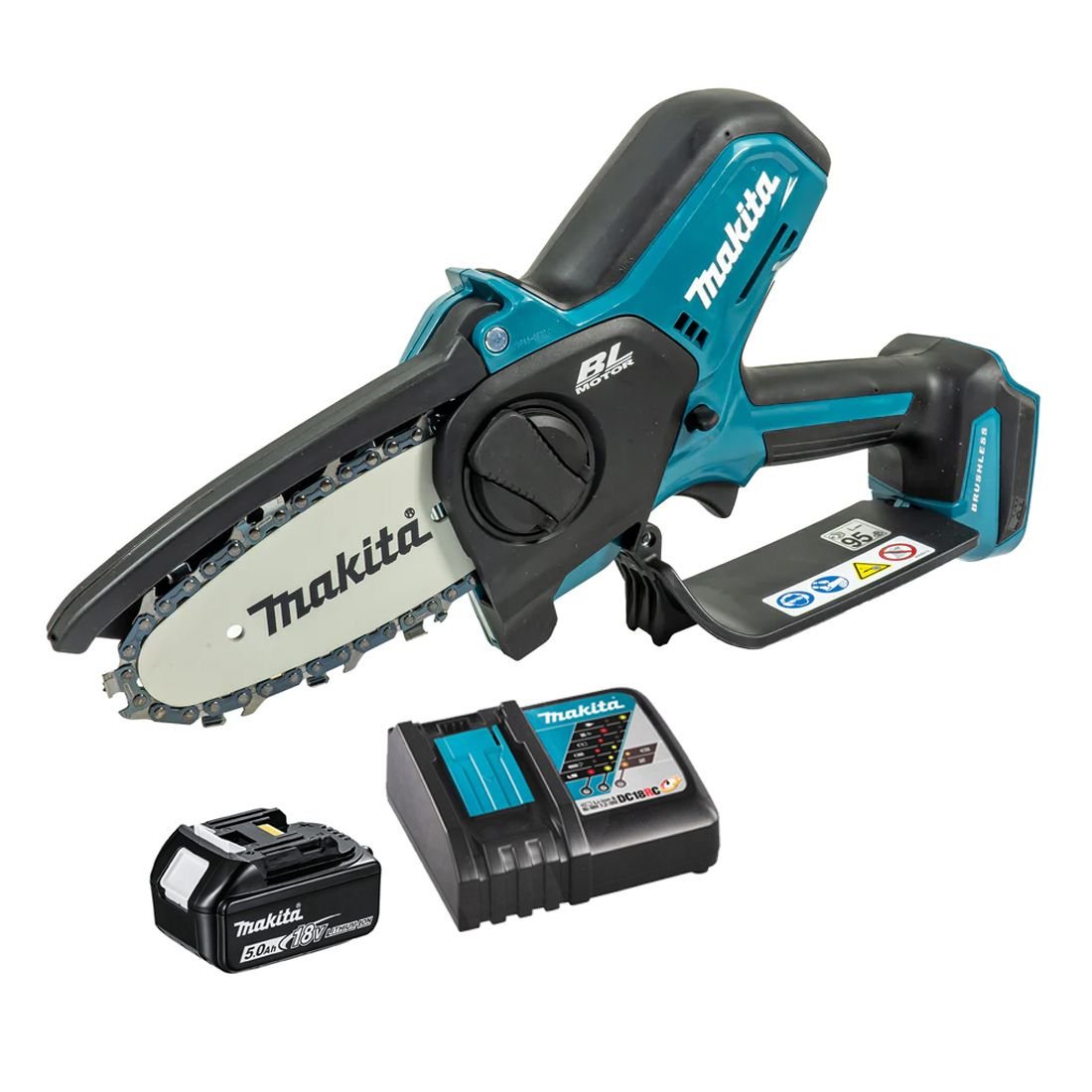Makita DUC101RT 18v LXT Akku bürstenlos 100mm / 4″ Astschere inkl. 1x 5.0Ah Akku