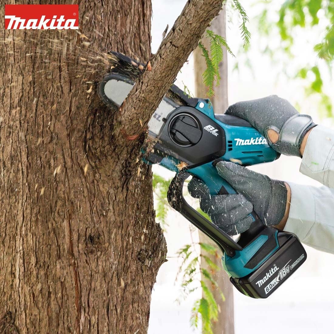 Makita DUC101RT 18v LXT Akku bürstenlos 100mm / 4″ Astschere inkl. 1x 5.0Ah Akku – Bild 6