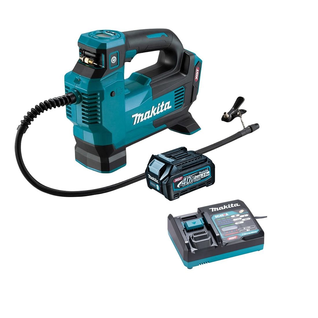 Makita MP001GD101 40v Max XGT Akku Inflator inkl. 1x 2.5Ah Akku