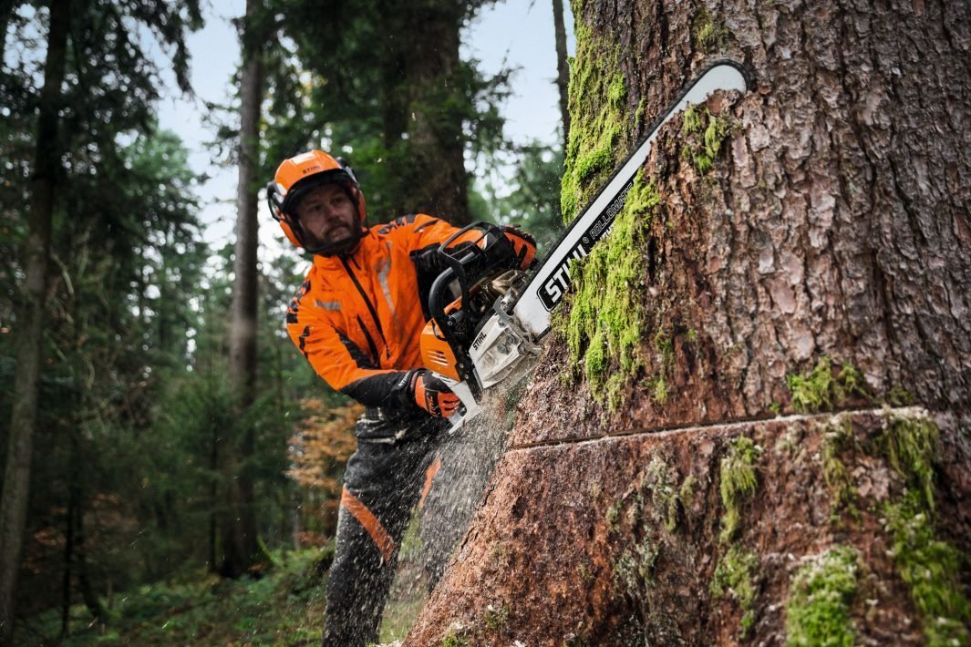 STIHL MS 500i Benzin-Motorsäge | 3/8″ RS Schneidgarnitur 50 cm – Bild 7